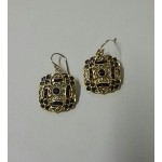 9ct Gold and Sapphire Filigree Earrings SOLD